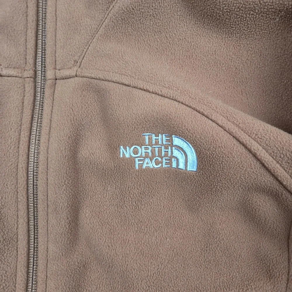 The North Face Windwall Jacket Mens‎ Small Orange Fleece Full Zip Outdoor